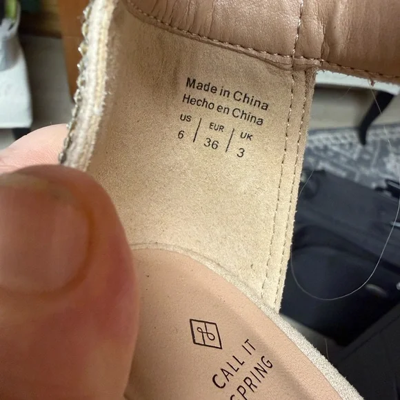 Call It Spring Silver Rhinestone Block Heel Sandals - Picture 6 of 6